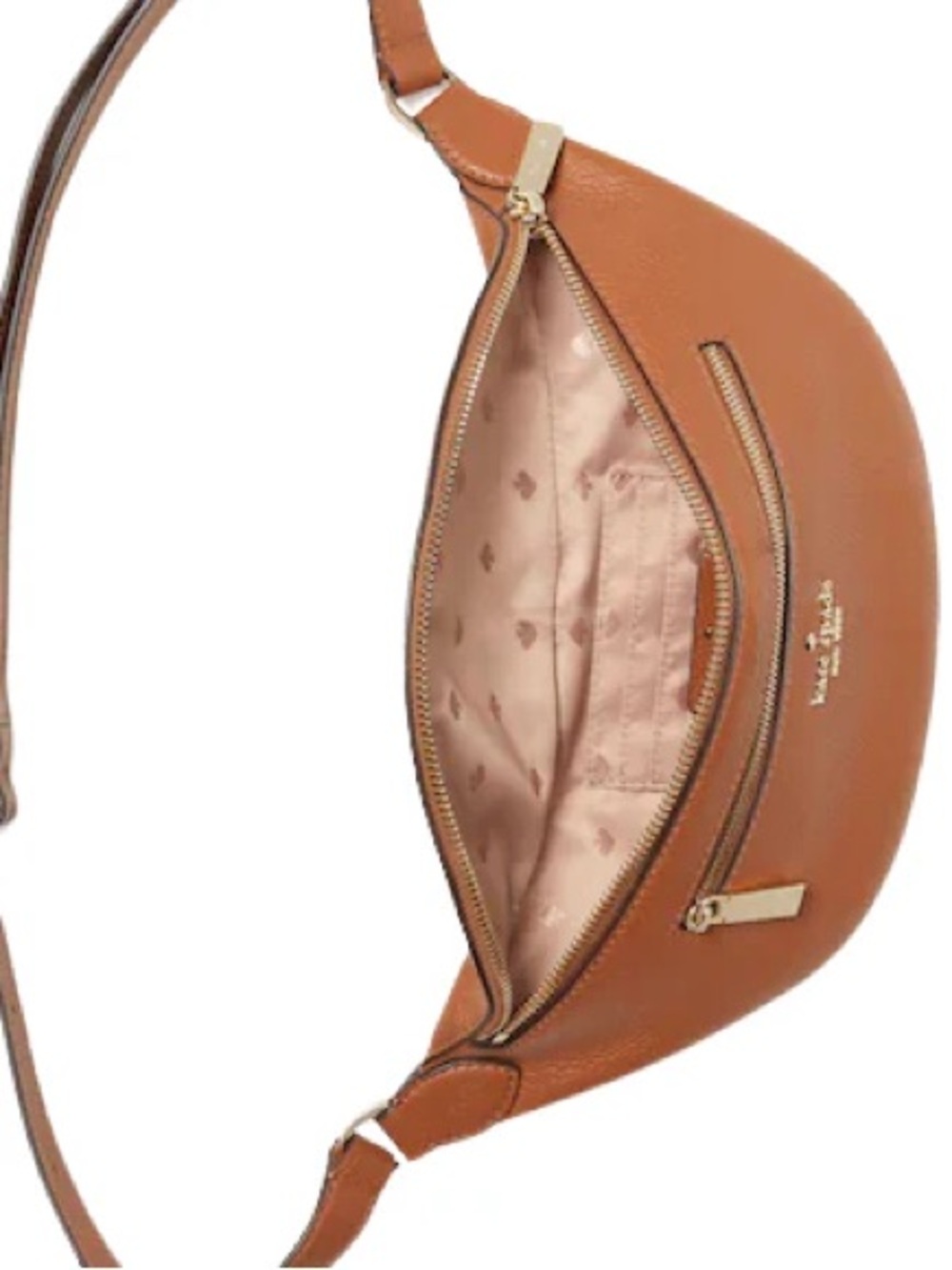 kate spade Tan Pebbled Leather Mini Crossbody - Picture 2 of 6